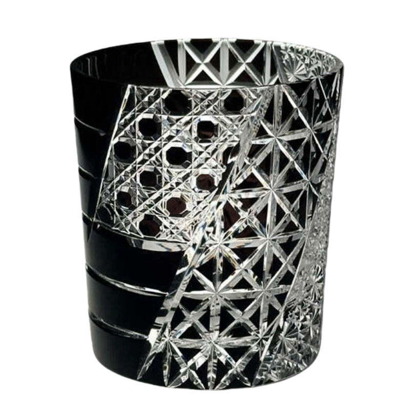 VIANASA'S Retro July Night Edo Kiriko Whiskey Glass Goglasscup