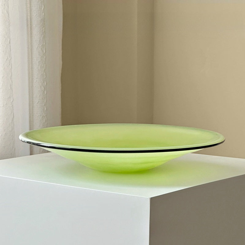 GOGLASSCUP Glass Fruit Plate - Goglasscup