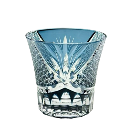 Chrysanthemum - Edo Kiriko Whisky Glass