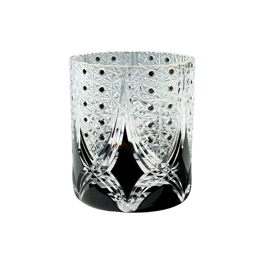 Dark Humor Edo Kiriko Whiskey Glass - Phantom