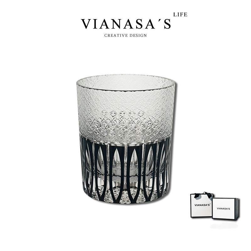 VIANASA'S  Dawn Edo Kiriko Whiskey Glass - Goglasscup