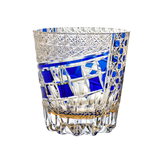 KAGAMI Edo Kiriko Hand-carved Longan Eye Whiskey Glass - Goglasscup