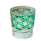 KAGAMI Edo Kiriko Sakura Snow Whiskey Glass - Goglasscup