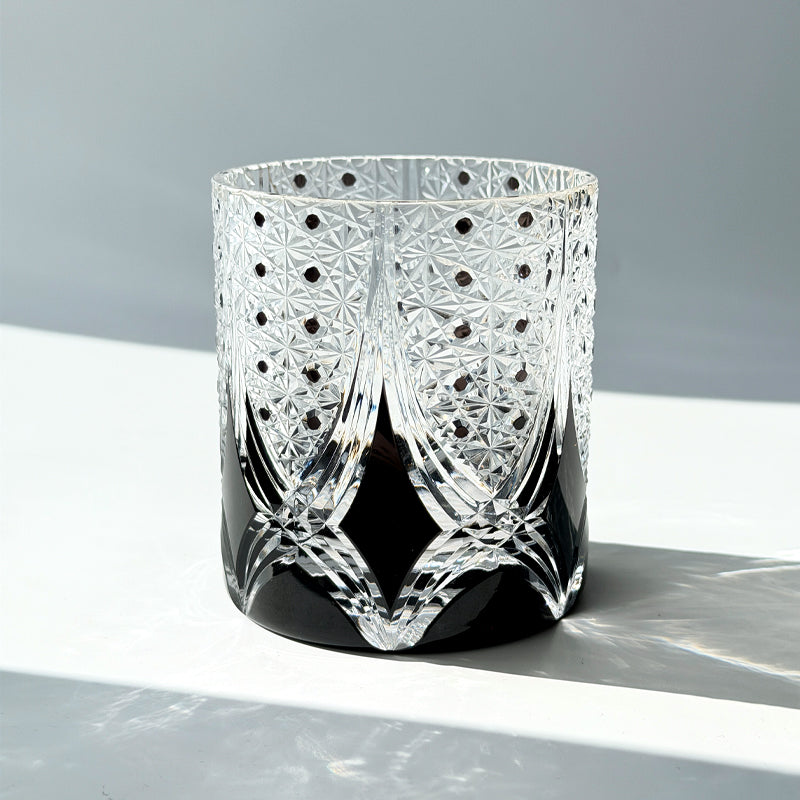 Dark Humor Edo Kiriko Whiskey Glass - Ghost