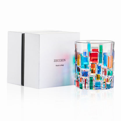 ZECCHIN Colored Glass Whiskey Mosaic Glass