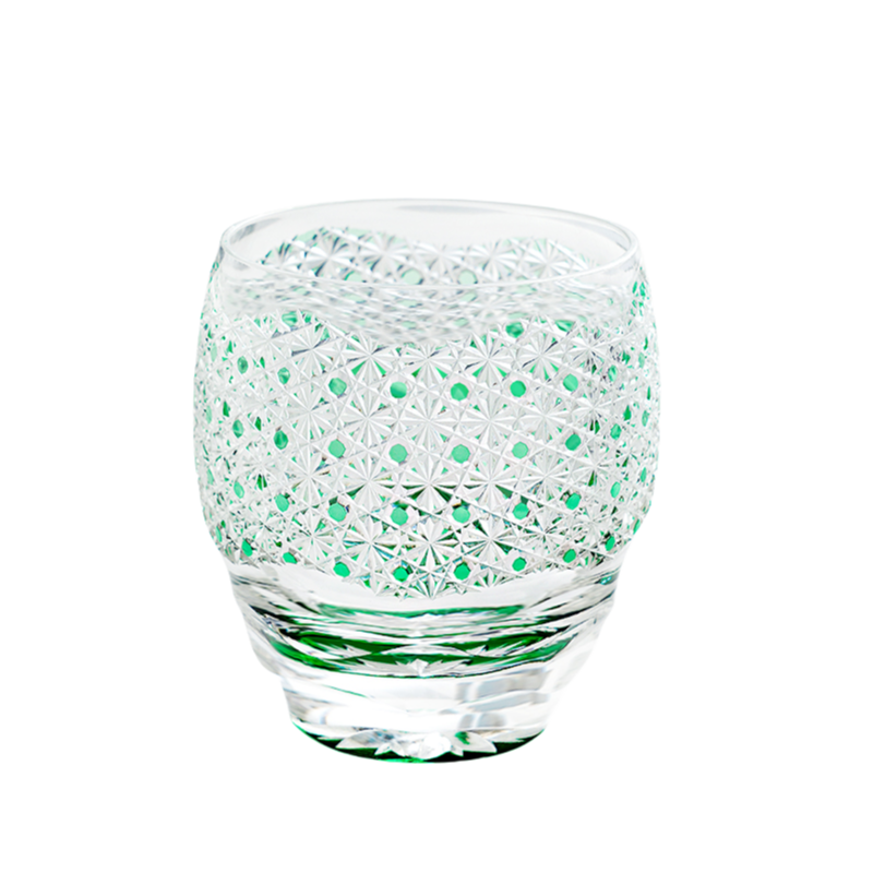 GOGLASSCUP Starry Japanese Edo Kiriko Glasses