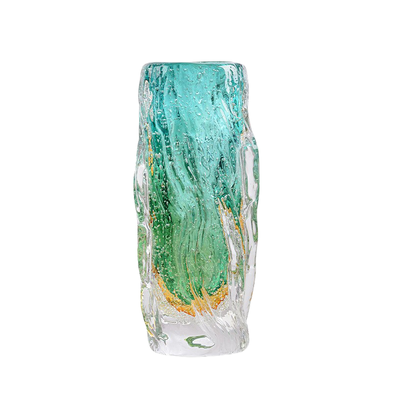 GoGlassCup Lake Blue Glass Vase GoGlassCup