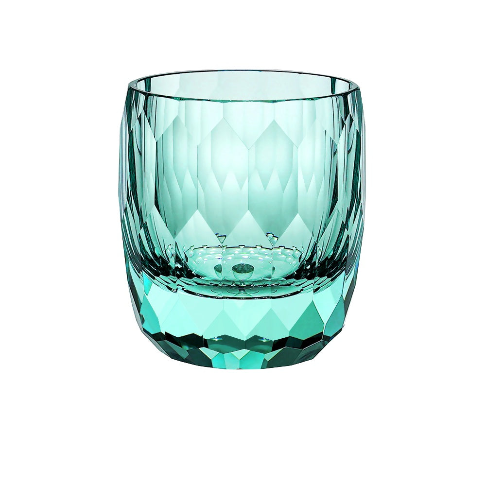 Edo Kiriko Diamond Faced K9 Crystal Whiskey Glass