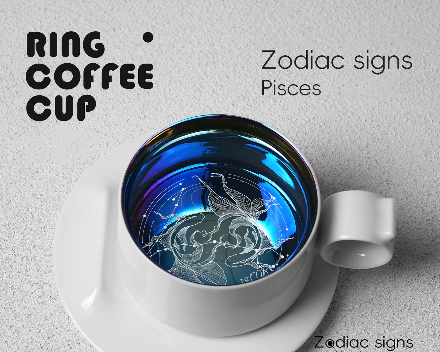 GOGLASSCUP 12 Zodiac Signs Titanium Coffee Cup - Goglasscup