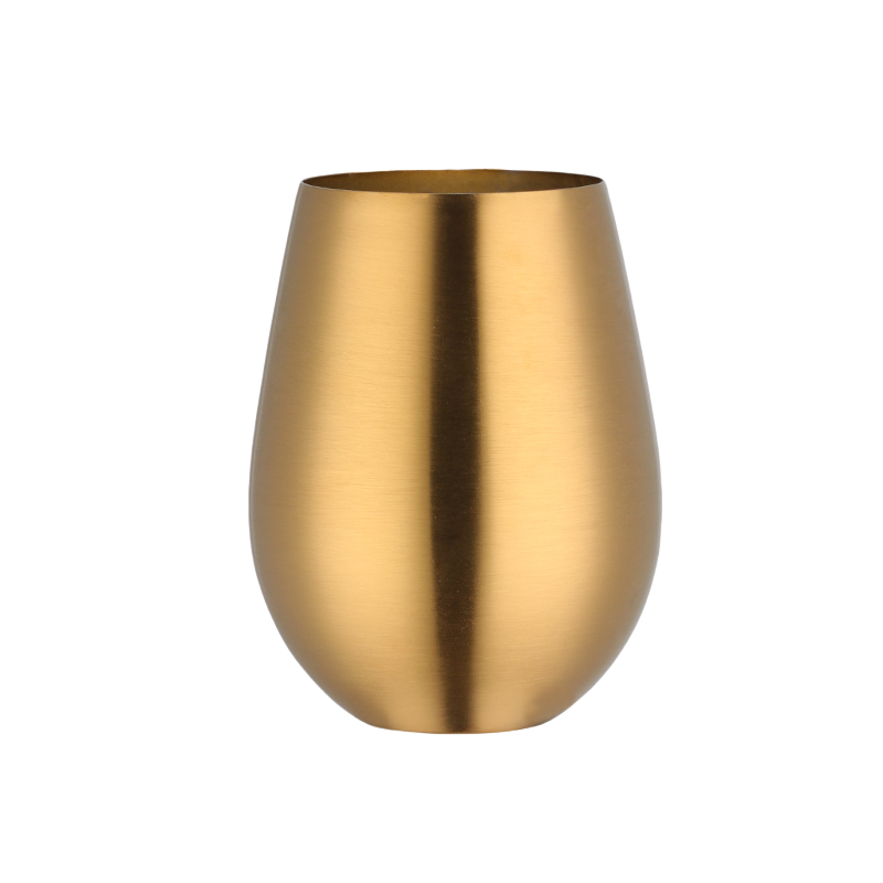 GOGLASSCUP Stainless Steel Egg Shaped Beer Mug