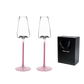 VIANASA'S Carat Pink Champagne Flutes