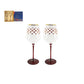 LOMONOSOV Cobalt Blue Checkered Crystal Champagne Flutes - Goglasscup