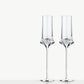 MU16 Schwarzer Amor Champagnerglas, Hochzeitsgeschenk, Kristallkelch, Geschenkbox