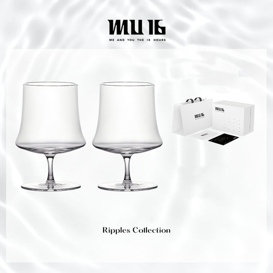 MU16 Ripples Series Champagne Glasses 2 Pieces