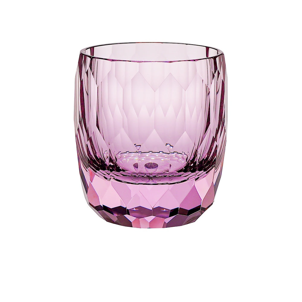 Edo Kiriko Diamond Faced K9 Crystal Whiskey Glass