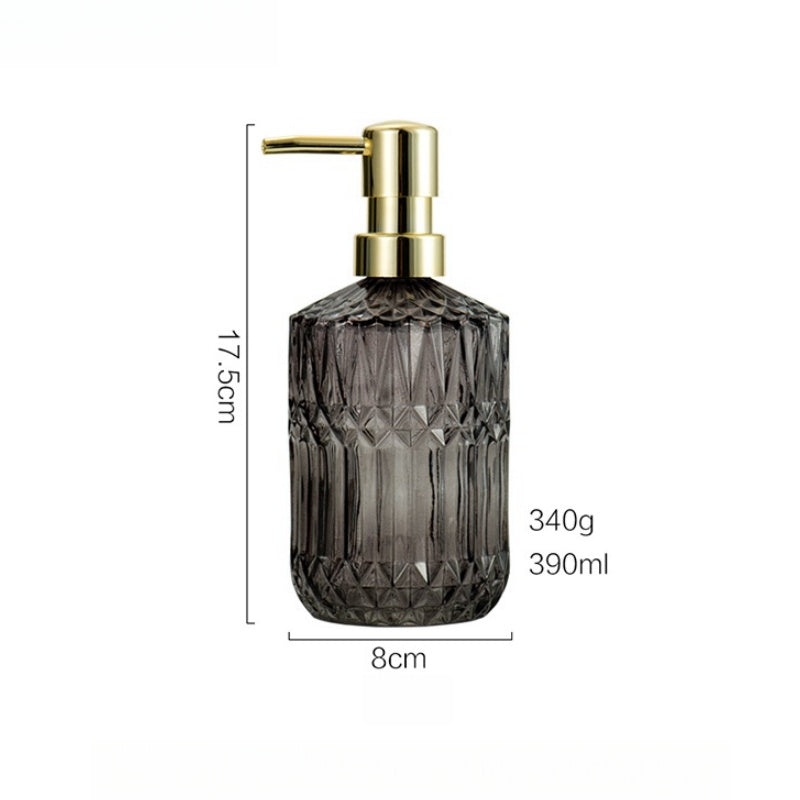 TLIFE Glass Lotion Bottle 390ML Goglasscup