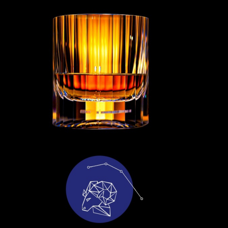 European Crystal 12 Zodiac Signs Whiskey Glass GoGlassCup