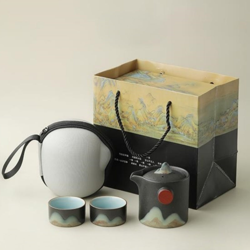 GoGlassCup Breeze Portable Travel Tea Set GoGlassCup