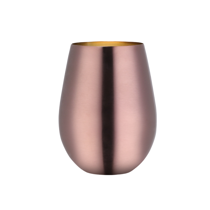 GOGLASSCUP Stainless Steel Egg Shaped Beer Mug