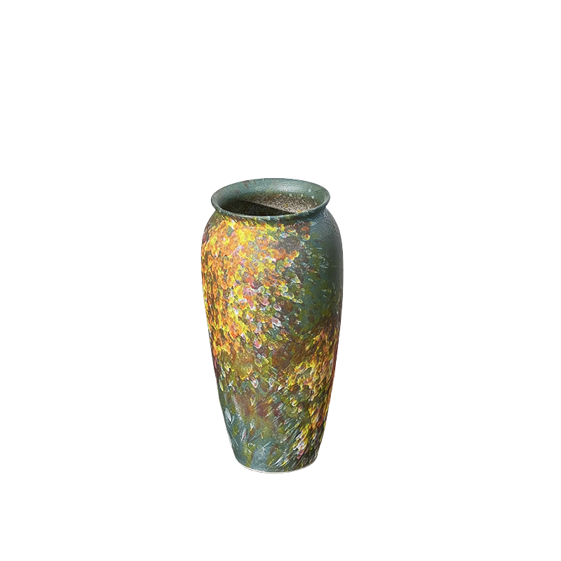 GoGlassCup Monet's Garden Ceramic Vase