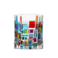 ZECCHIN Colored Glass Whiskey Colorful Van Gogh Pattern Glass