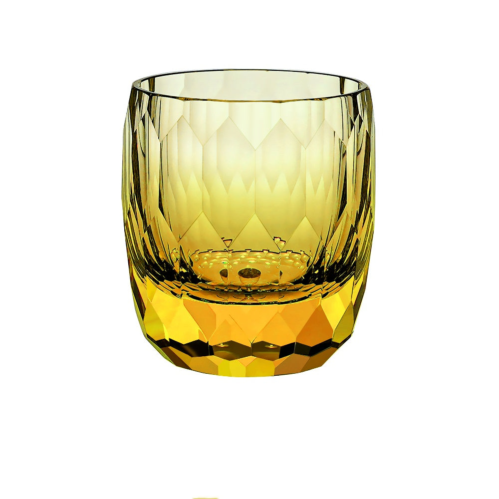 Edo Kiriko Diamond Faced K9 Crystal Whiskey Glass