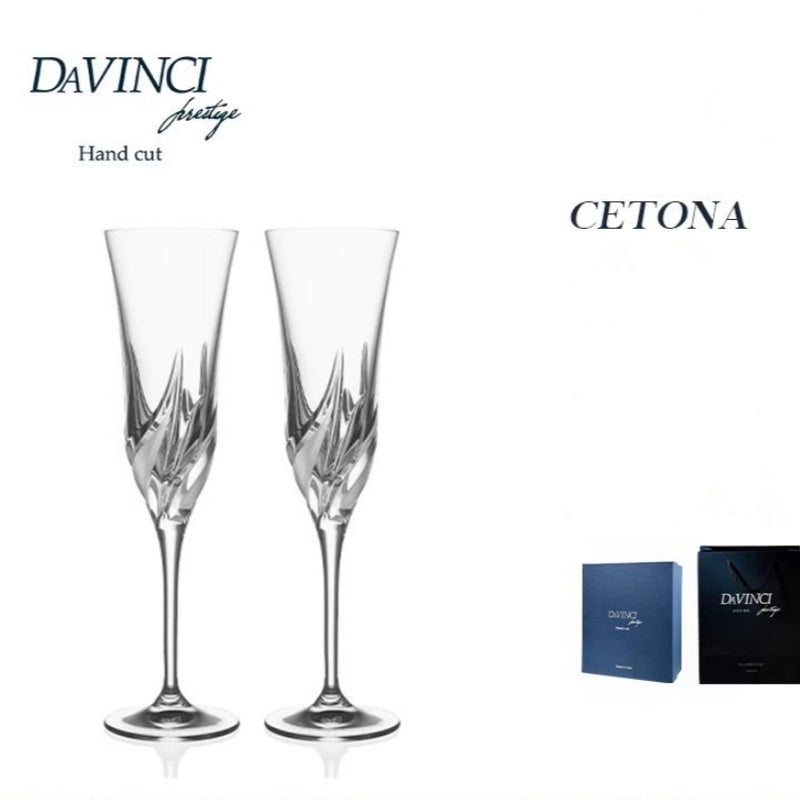 DAVINCI Cetona Champagne Glasses - Goglasscup