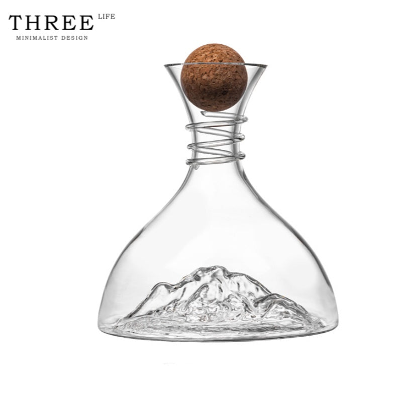 THREE LIFE Iceberg Red Wine Decanter - Goglasscup