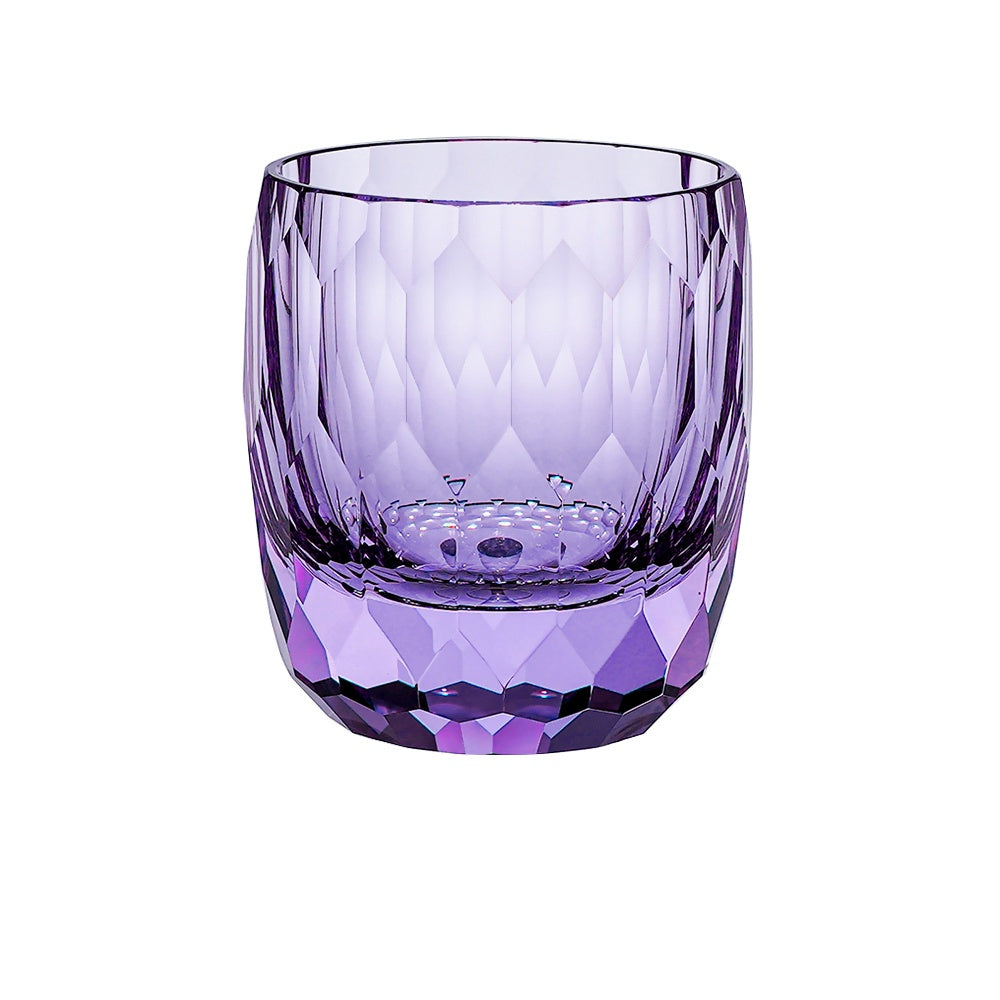 Edo Kiriko Diamond Faced K9 Crystal Whiskey Glass