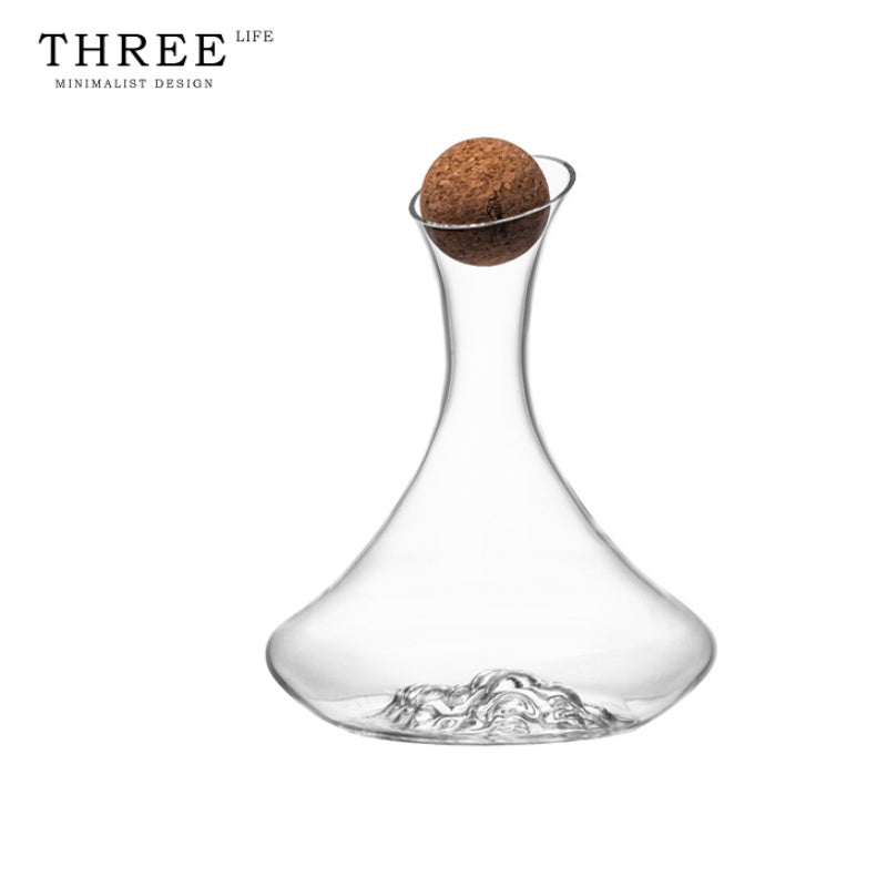 THREE LIFE Iceberg Red Wine Decanter - Goglasscup