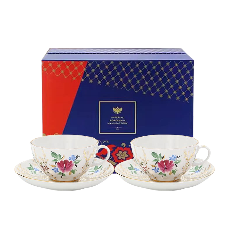 LOMONOSOV Imported Premium Coffee Cup – Exquisite European-Style Afternoon Tea Set Gift Box