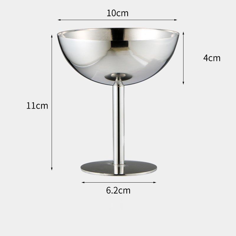 GOGLASSCUP 304 Stainless Steel High Dessert Cup