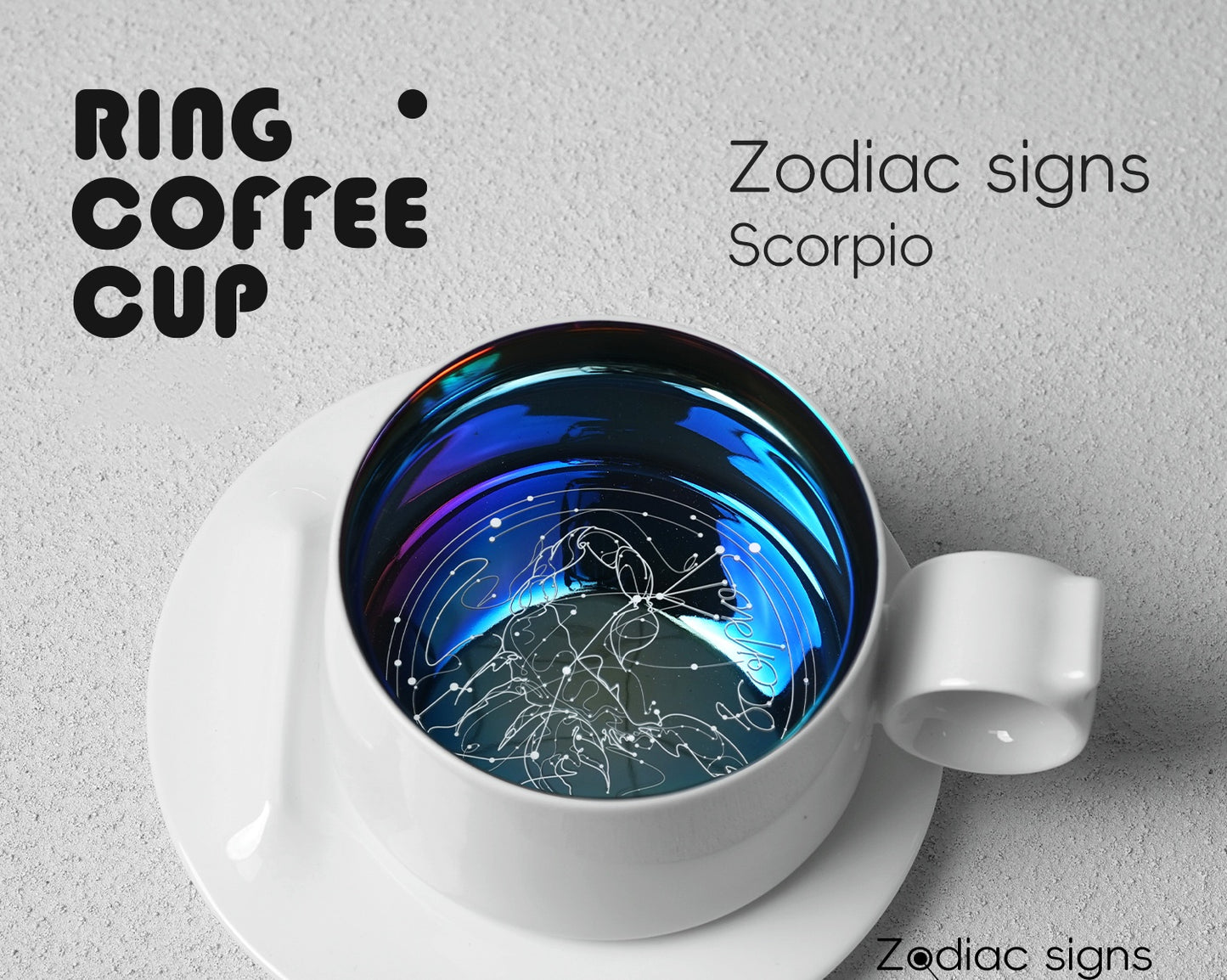 GOGLASSCUP 12 Zodiac Signs Titanium Coffee Cup - Goglasscup