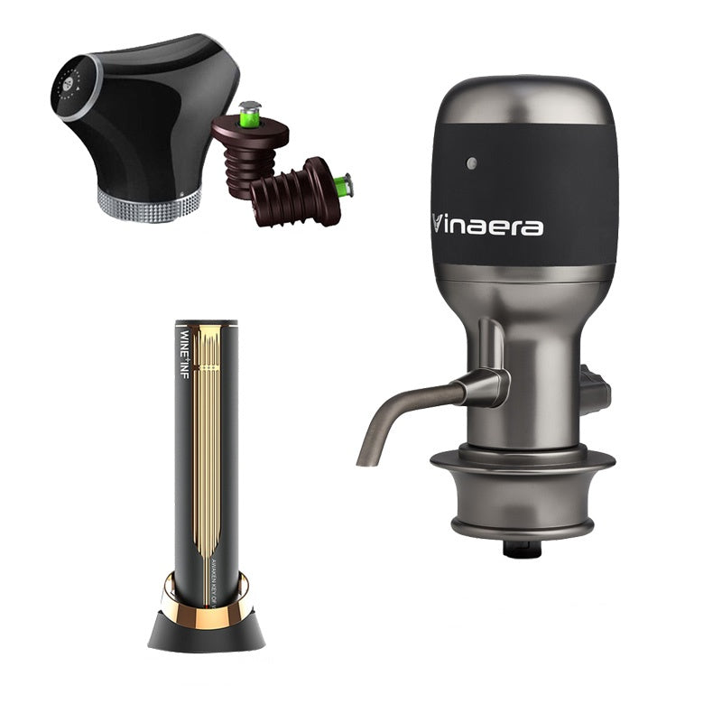 Vinaera Pro Mv7 Adjustable Electric Wine Aerator - Goglasscup