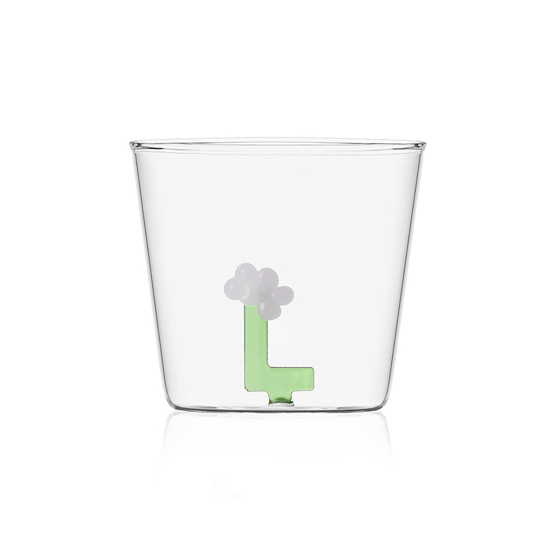 GOGLASSCUP Creative Glass Cup 26 Letters - Goglasscup