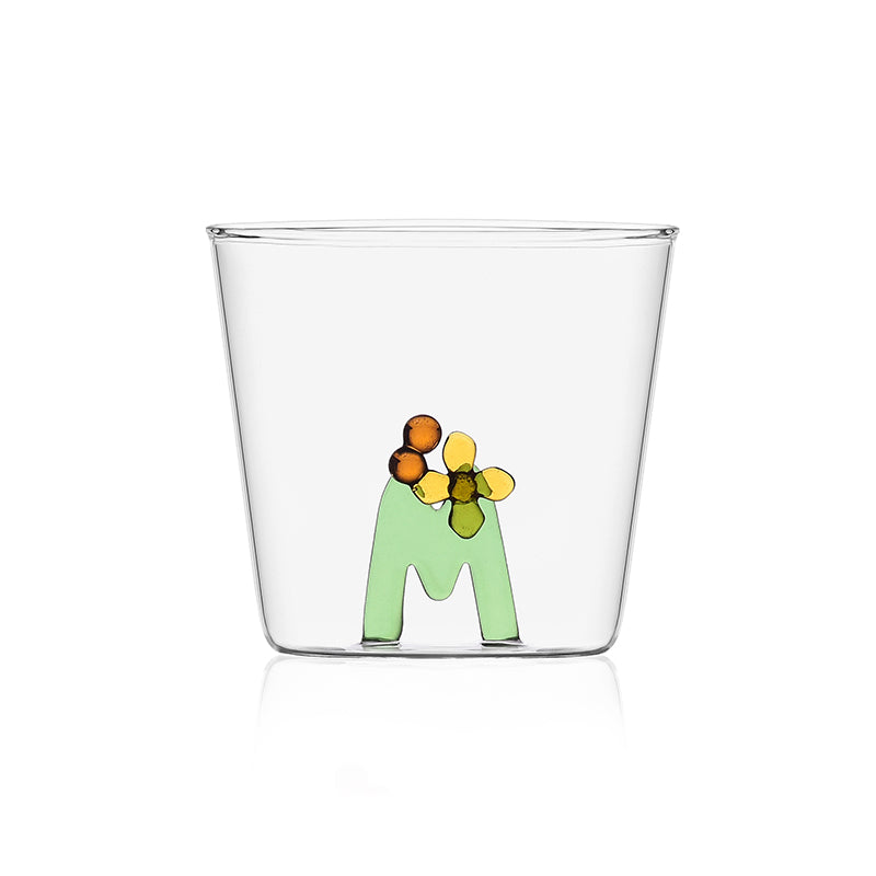 GOGLASSCUP Creative Glass Cup 26 Letters - Goglasscup