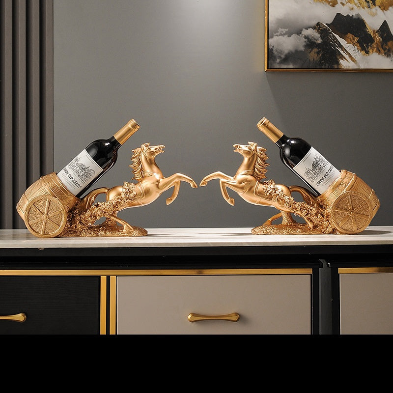 GoGlassCup Premium Horse Wine Rack - Goglasscup