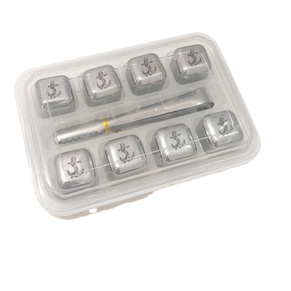 GOGLASSCUP Custom Stainless Steel Ice Cubes