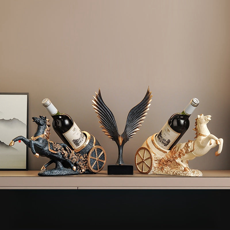 GoGlassCup Premium Horse Wine Rack - Goglasscup