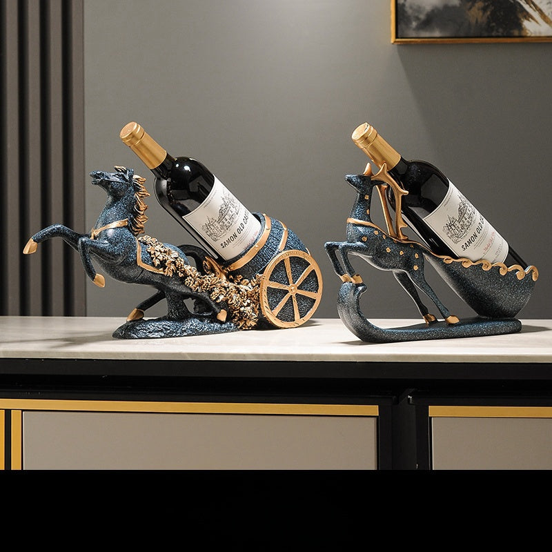 GoGlassCup Premium Horse Wine Rack - Goglasscup