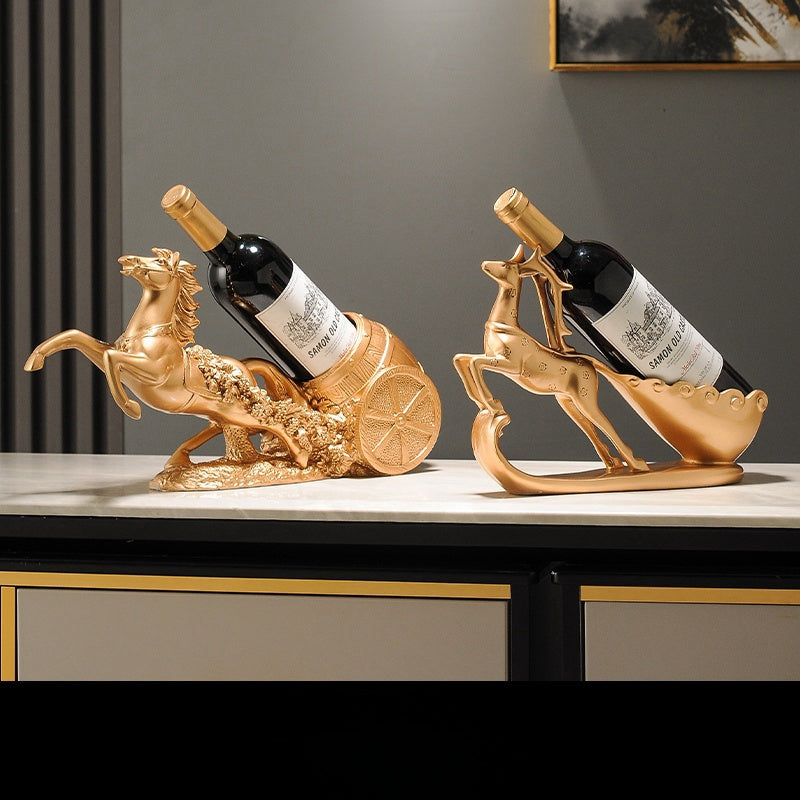 GoGlassCup Premium Horse Wine Rack - Goglasscup