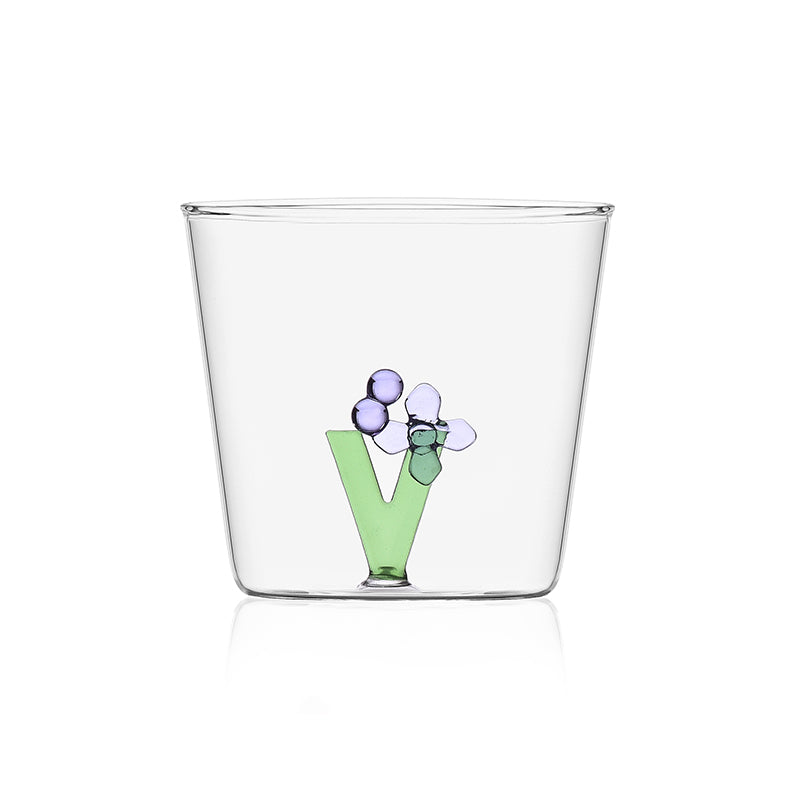 GOGLASSCUP Creative Glass Cup 26 Letters - Goglasscup