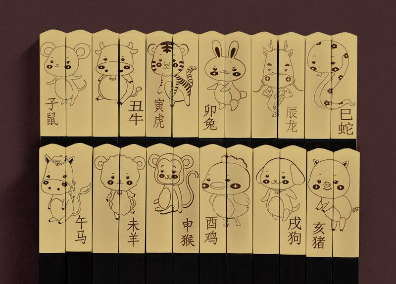 Single Household Mahogany Chopsticks Chinese Gift Box GoGlassCup