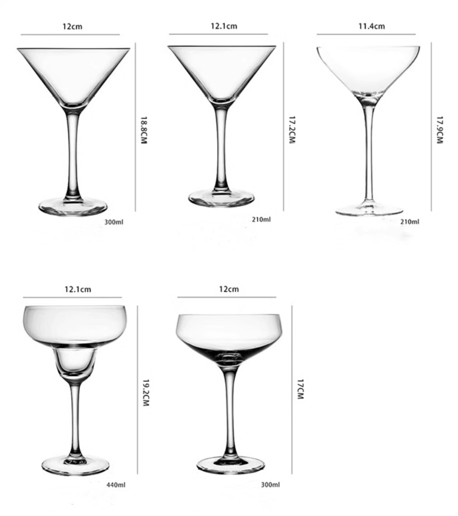 MOLA.LUNA Sparkles Series Champagne Cocktail Glass - Goglasscup