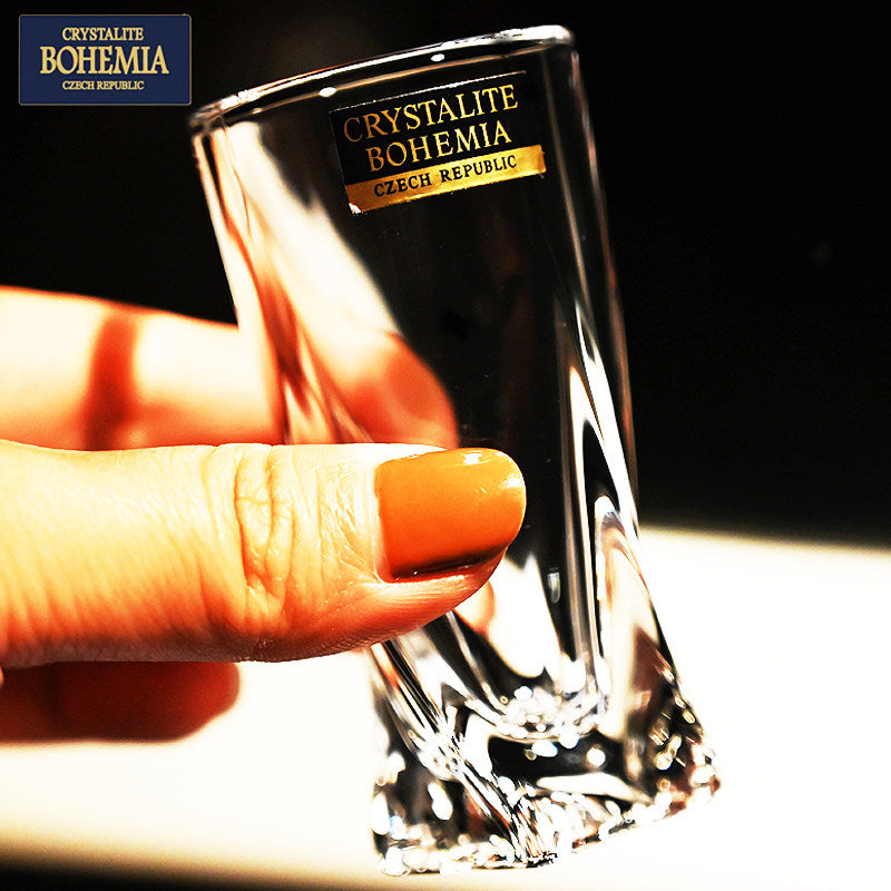 BOHEMIA crystal shot glasses view 3