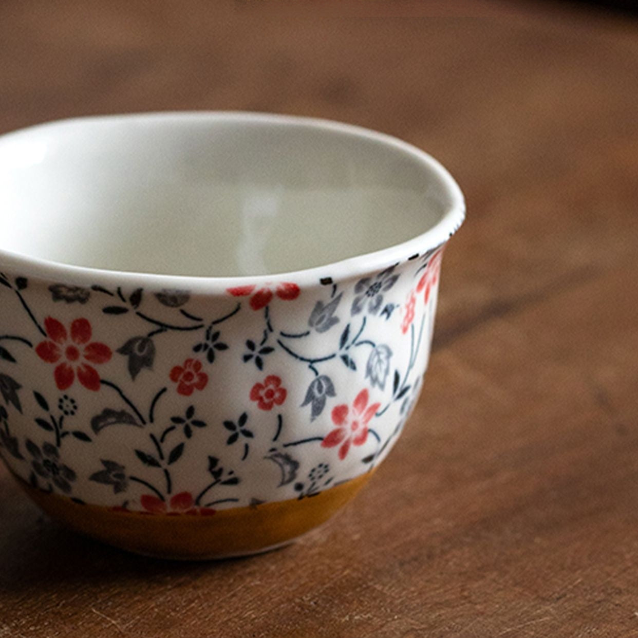 Hatsuichi Mino Ware Usuzakura Ceramic Teacup Set of Five