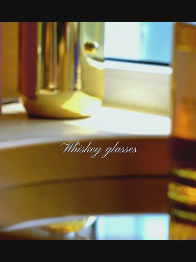 Edo Kiriko Diamond Faced K9 Crystal Whiskey Glass