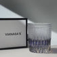 VIANASAS Purple Cloud Edo Kiriko Whiskey Glass