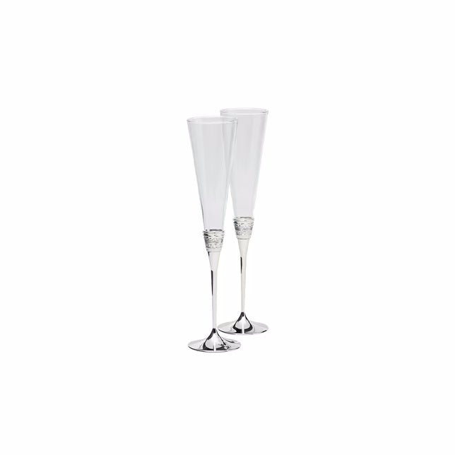 WEDGWOOD With Love Toasting Flutes - Goglasscup